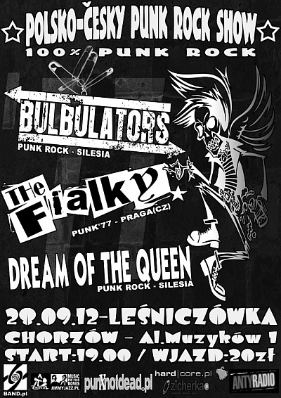 Plakat - Bulbulators, The Fialky, Dream of the Queen