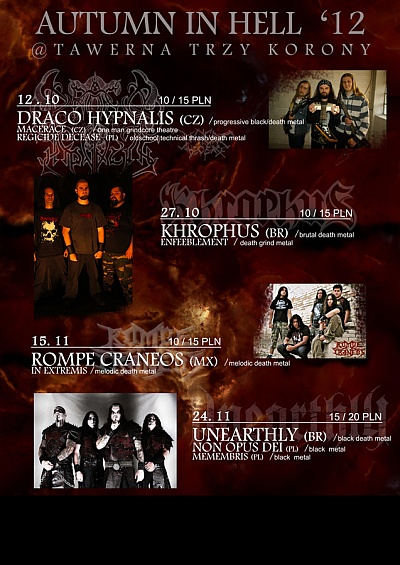 Plakat - Draco Hypnalis, Macerace, Regicide Decease