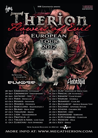 Plakat - Therion, Elyose, Antalgia