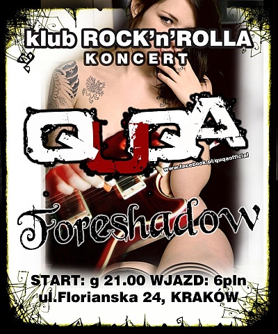 Plakat - Quqa, Foreshadow