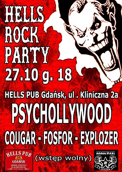 Plakat - Psychollywood, Cougar, Fosfor, Explozer