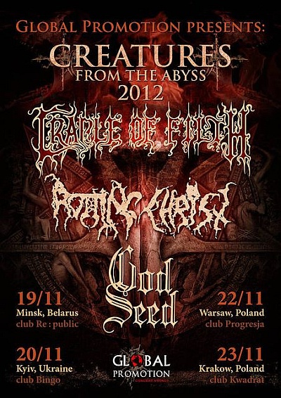 Plakat - Cradle Of Filth, Rotting Christ