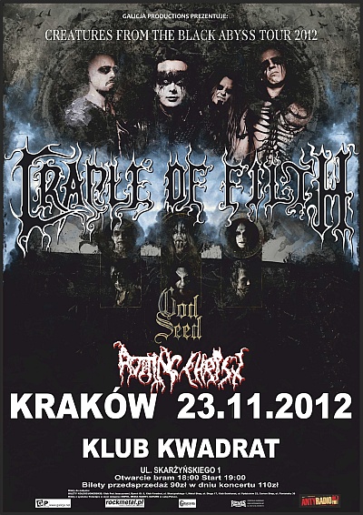 Plakat - Cradle Of Filth, Rotting Christ