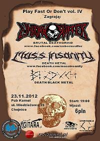 Plakat - Unborn Suffer, Mass Insanity, Bezduch