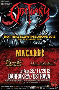 Plakat - Obituary, Macabre, Psycroptic, The Amenta