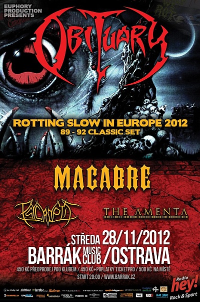 Plakat - Obituary, Macabre, Psycroptic, The Amenta