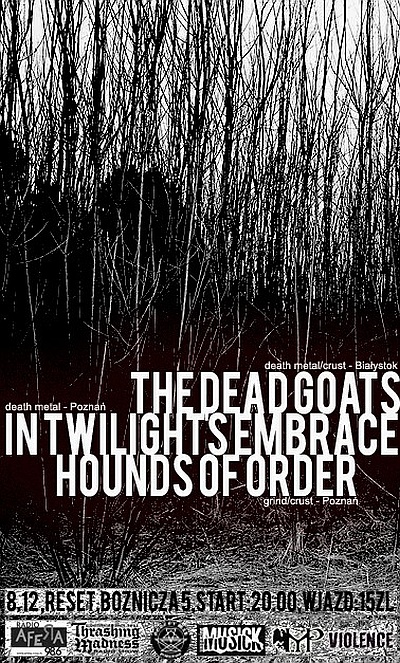 Plakat - The Dead Goats, In Twilight's Embrace