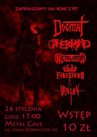 Plakat - Dogmat, Othermind, Metaliator, Firestorm