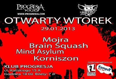 Plakat - Mojra, Brain Squash, Mind Asylum