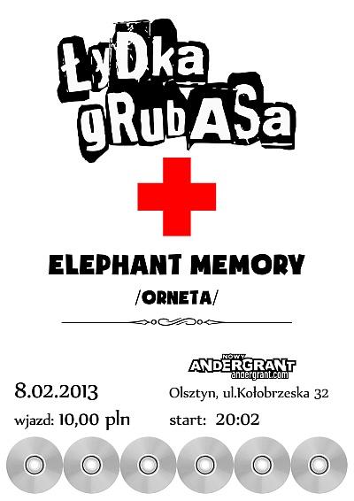 Plakat - Łydka Grubasa, Elephant Memory