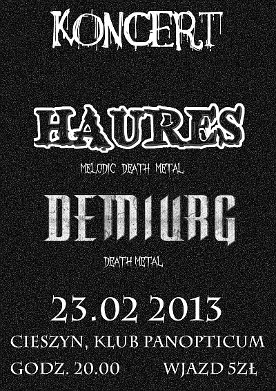 Plakat - Haures, Demiurg