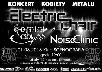 Plakat - Electric Chair, Gemini Abyss, Noise Clinic