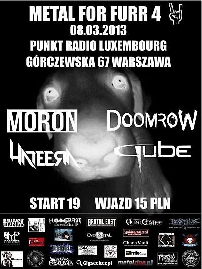 Plakat - Moron, Doomrow, Hateera, Qube