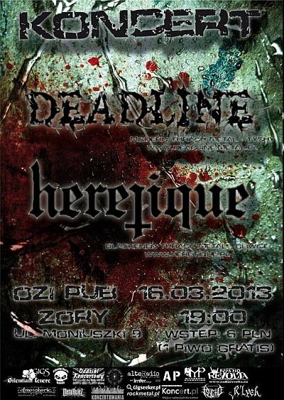 Plakat - Deadline, Heretique