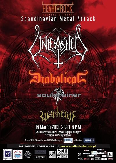 Plakat - Unleashed, Diabolical, Souldrainer