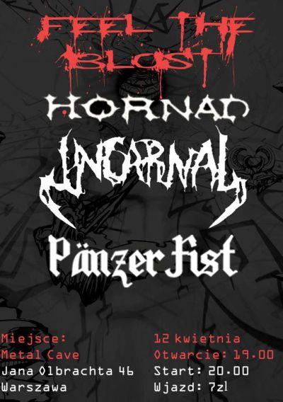 Plakat - Hornad, Incarnal, Panzer Fist