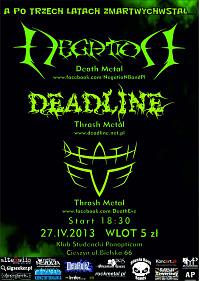 Plakat - Negation, Deadline, Death Eve