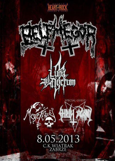 Plakat - Belphegor, Luna Ad Noctum, Mortis Dei