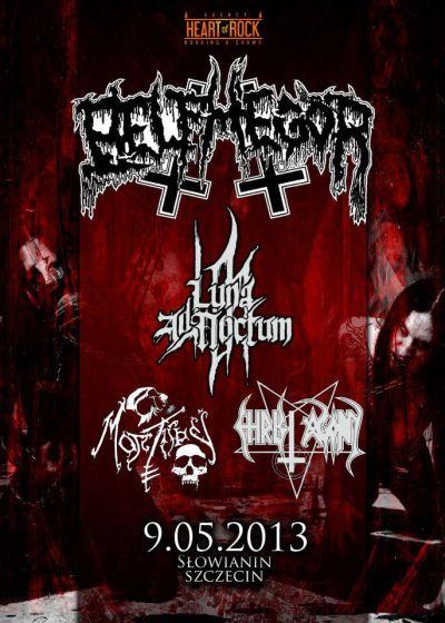 Plakat - Belphegor, Luna Ad Noctum, Mortis Dei