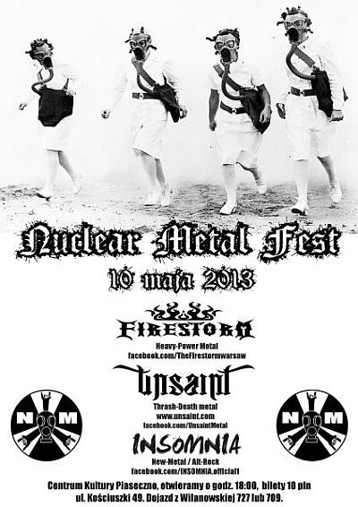 Plakat - Firestorm, Unsaint, Insomnia