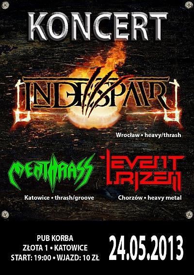 Plakat - InDespair, Menthrass, Event Urizen