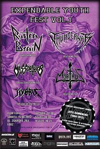 Plakat - Rusted Brain, Thunderwar, Massdriver