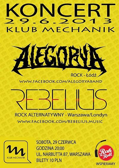 Plakat - Alegorya, Rebelius