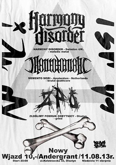 Plakat - Harmony Disorder, Memento Mori