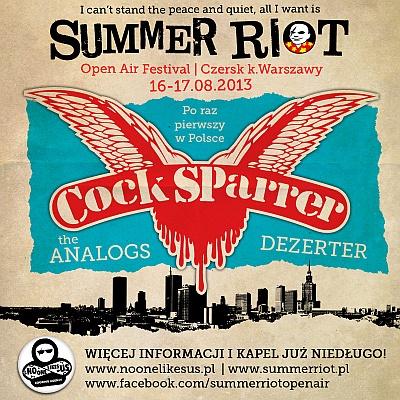 Plakat - Cock Sparrer, Dezerter, Analogs