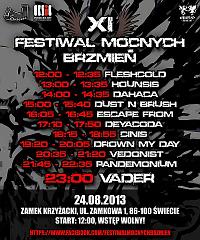 Plakat - XI Festiwal Mocnych Brzmień