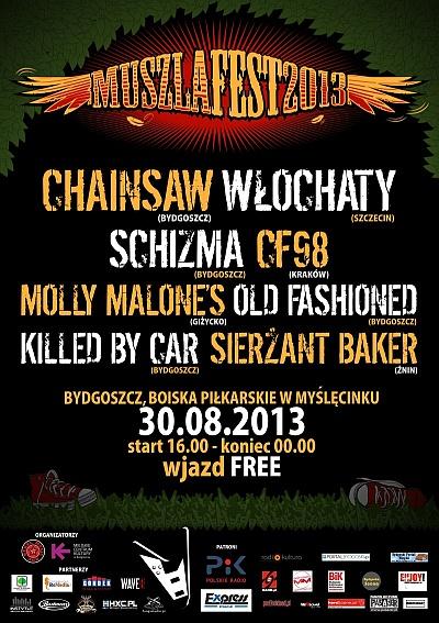 Plakat - Chainsaw, Włochaty, Schizma, CF98