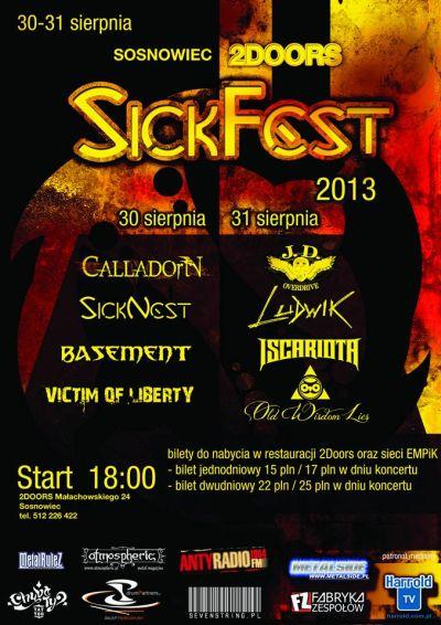 Plakat - Calladorn, Sicknest, Basement, Victim of Liberty