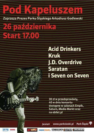 Plakat - Acid Drinkers, Kruk, J. D. Overdrive