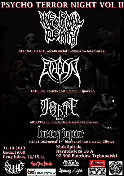 Plakat - Infernal Death, Ethelyn, Morte