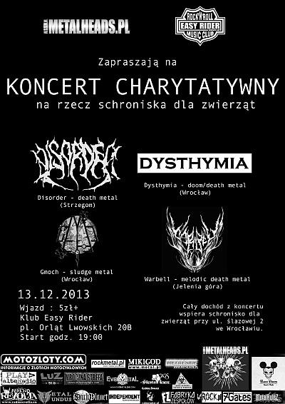 Plakat - Disorder, Dysthymia, Warbell, Gmoch