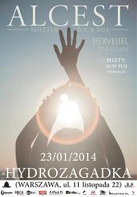 Plakat - Alcest, Hexvessel, The Fauns