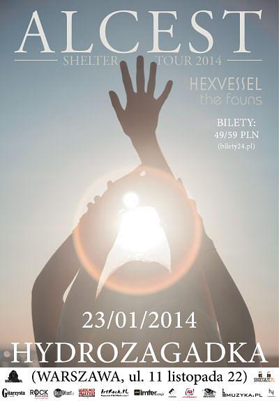 Plakat - Alcest, Hexvessel, The Fauns