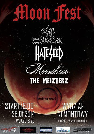 Plakat - Edge of Extinction, Hateseed, Moonshine