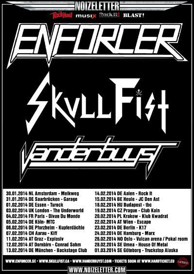 Plakat - Enforcer, Skull Fist, Vanderbuyst