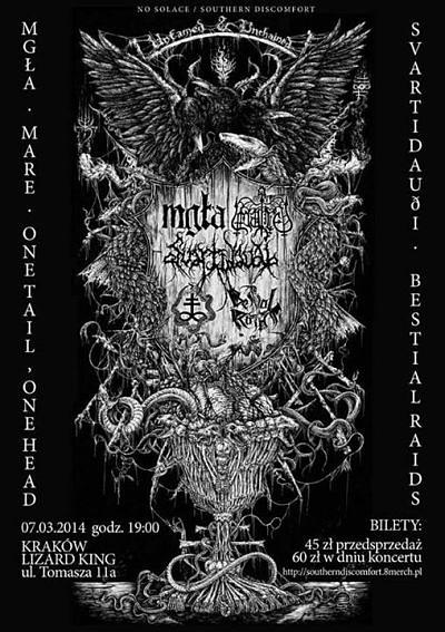 Plakat - Mgła, Mare, One Tail, One Head