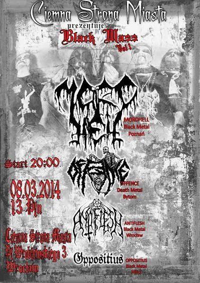 Plakat - Mordhell, Offence, Antiflesh, Oppositius