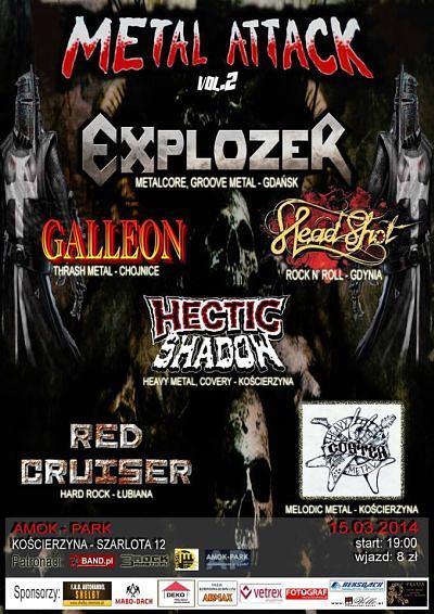 Plakat - Explozer, Galleon, Head Shot, Hectic Shadow