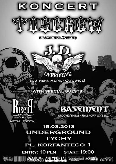 Plakat - Toscrew, J. D. Overdrive, Rise Up