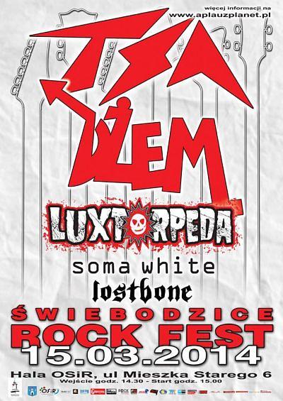 Plakat - TSA, Dżem, Luxtorpeda, Soma White