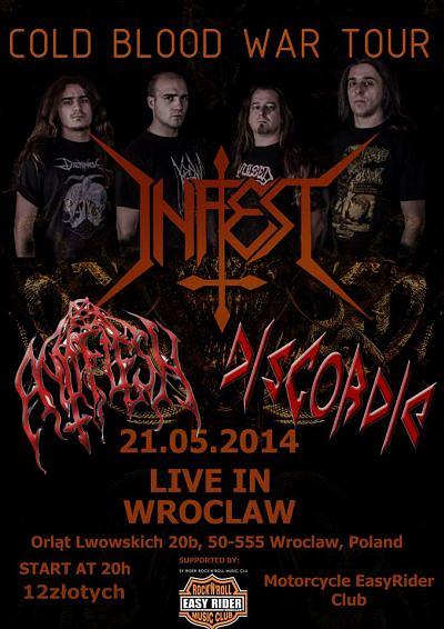 Plakat - Infest, Antiflesh, Discordia