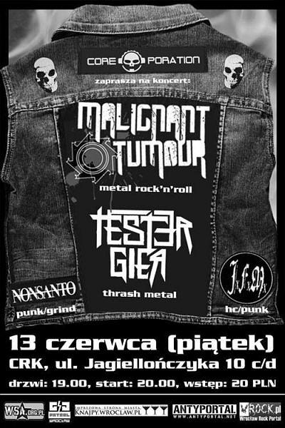 Plakat - Malignant Tumour, Tester Gier, Nonsanto