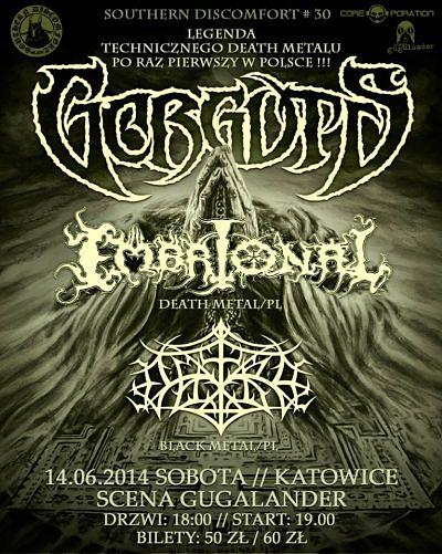 Plakat - Gorguts, Embrional, Outre