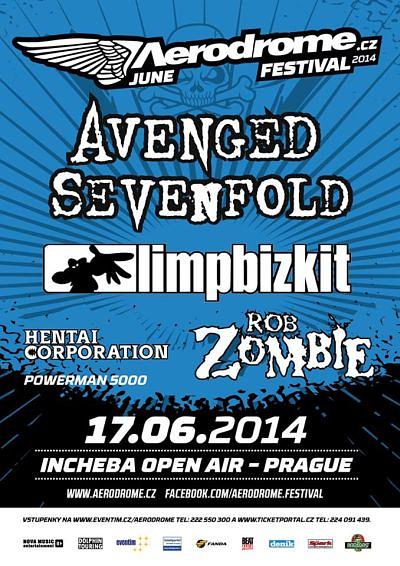 Plakat - Avenged Sevenfold, Limp Bizkit