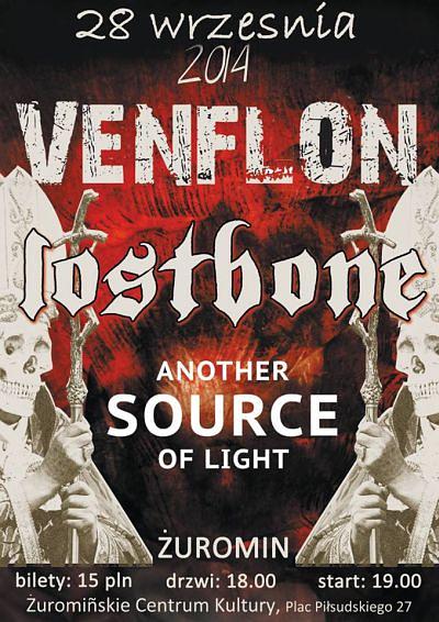 Plakat - Venflon, Lostbone, Another Source of Light