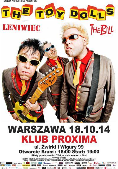 Plakat - Toy Dolls, The Bill, Leniwiec